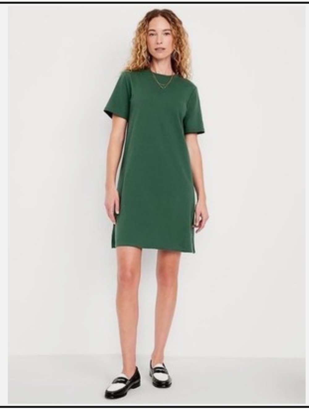 NWT Old Navy Green T-Shirt Dress